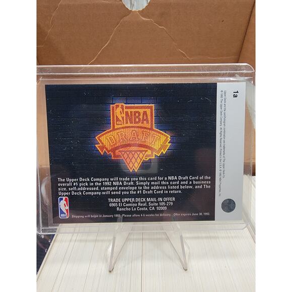 1992-93 Upper Deck Set #1-310 Shaquille O'Neal Rookie & Trade Card - Picture 5 of 7